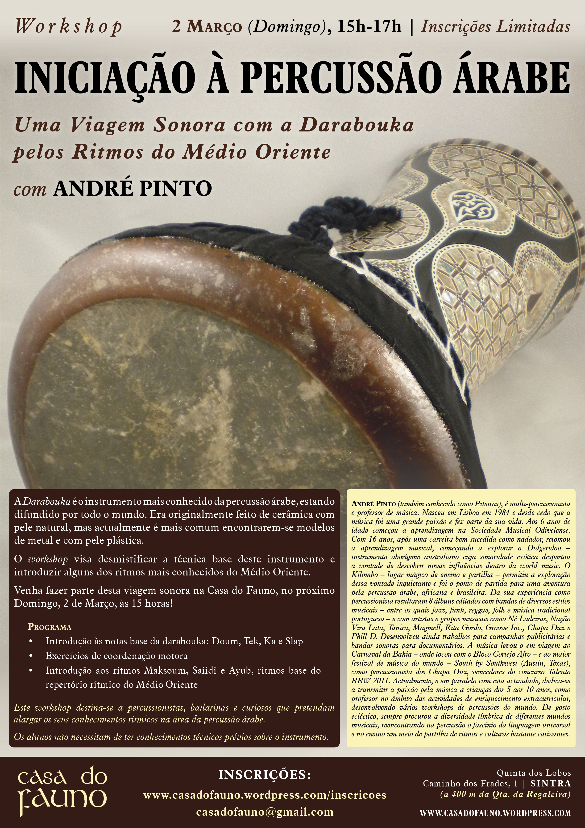 WorkshopIniciaçãoàPercussãoÁrabe